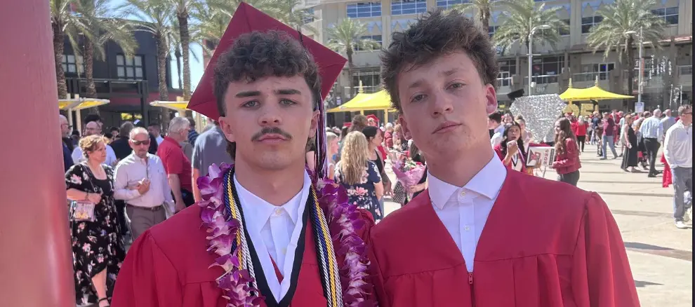 Restore Detailing original founders at high school graduation in Arizona