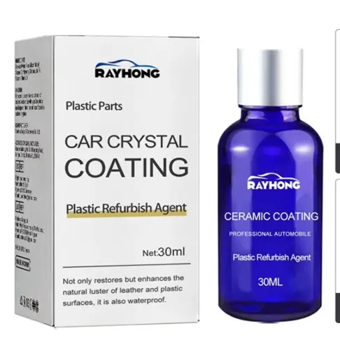 Plastic ceramic coating product for car exterior trim restoration